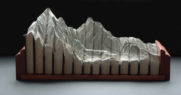 paysage sculpture livre